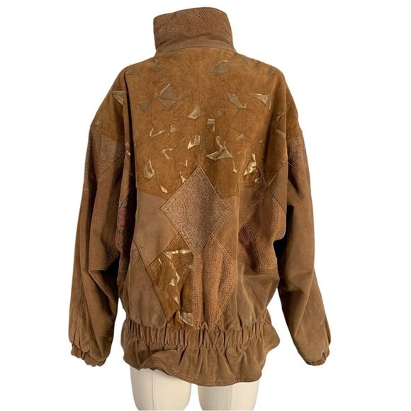 Vintage Winlit Suede Leather Jacket Size Medium - Picture 4 of 14